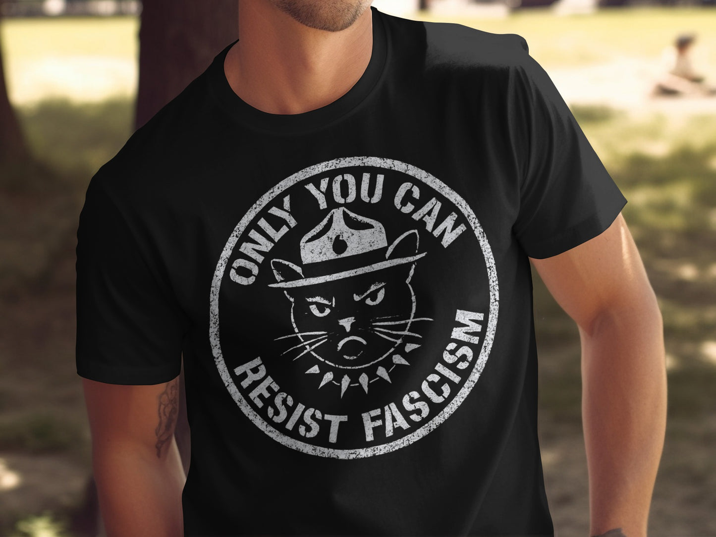Only You Can Resist Fascism Graphic T-Shirt Product