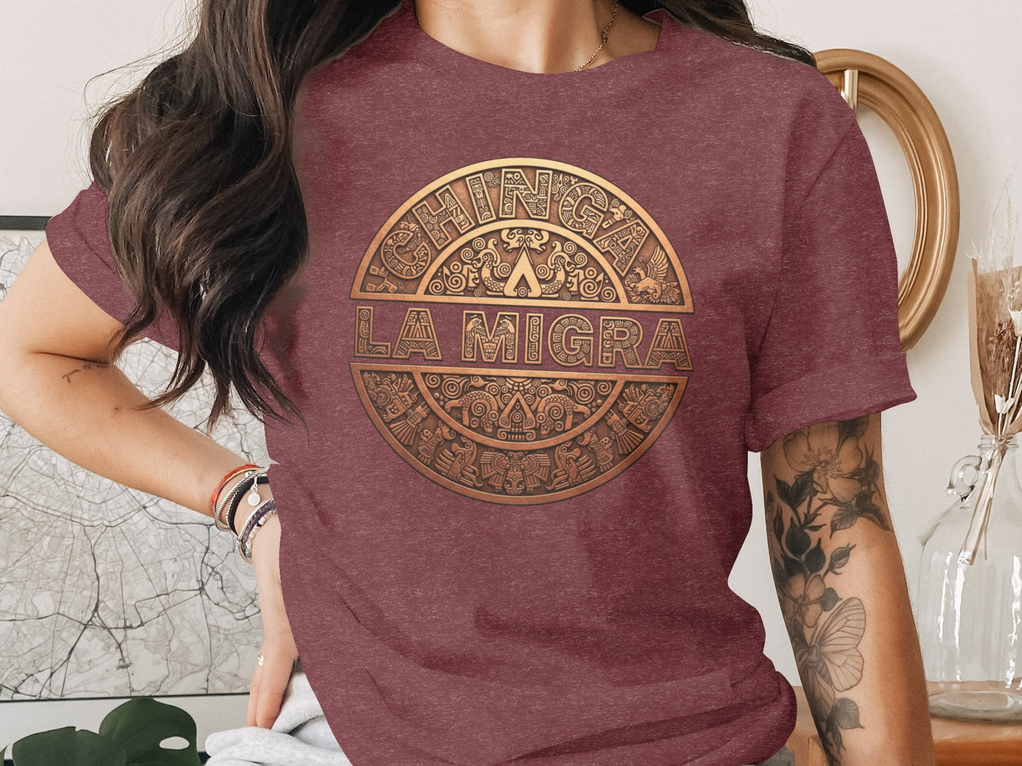 Chinga La Migra Graphic Printed T-Shirt product