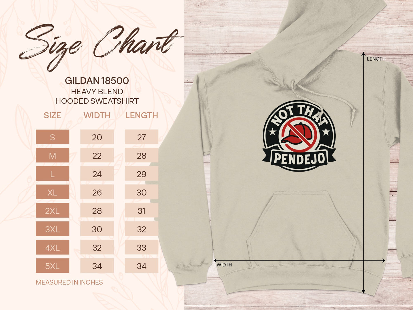 Not That Pendejo Graphic Hooded Sweatshirt product