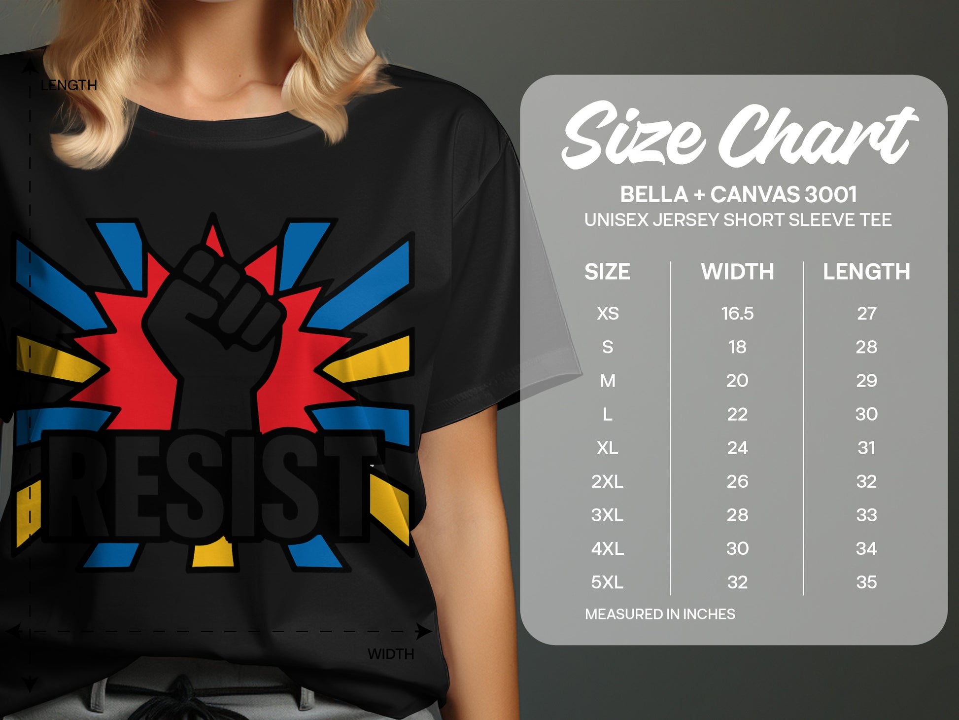 Resist Unisex Jersey Short Sleeve Tee product type