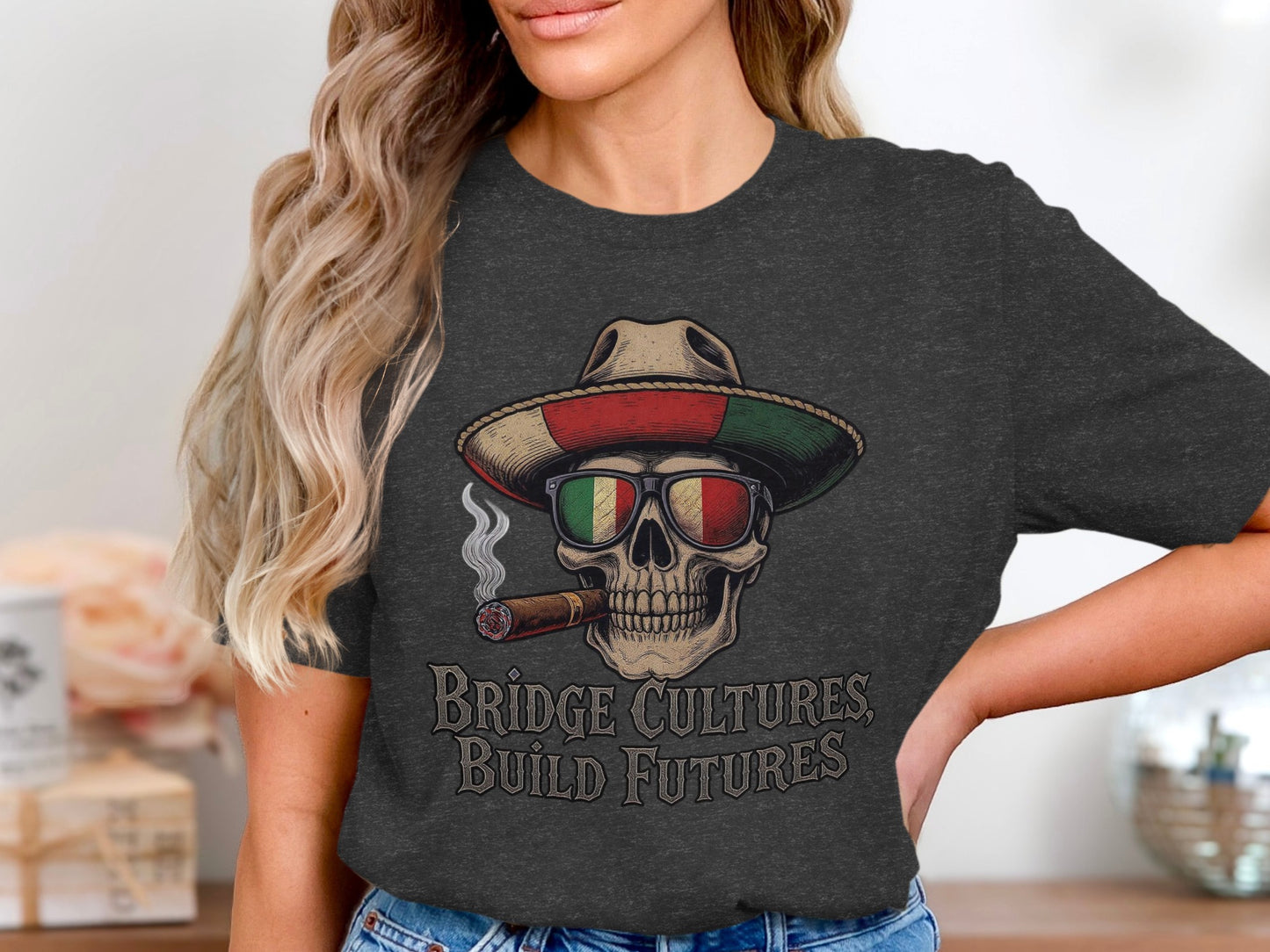 Bridge Cultures Build Futures Graphic T-Shirt product