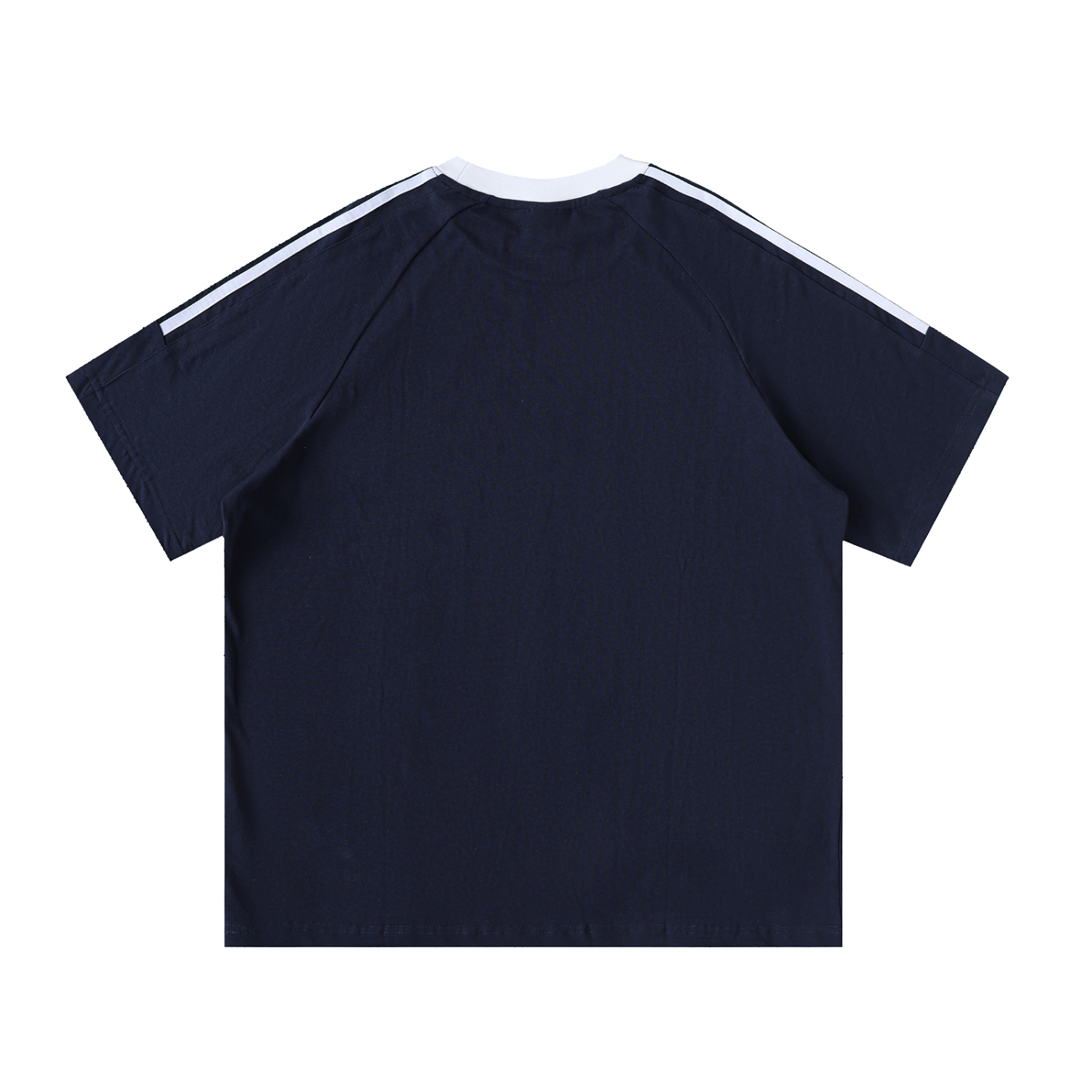 Chinga Tu Maga Contrast Tape Crewneck Cotton T-Shirt