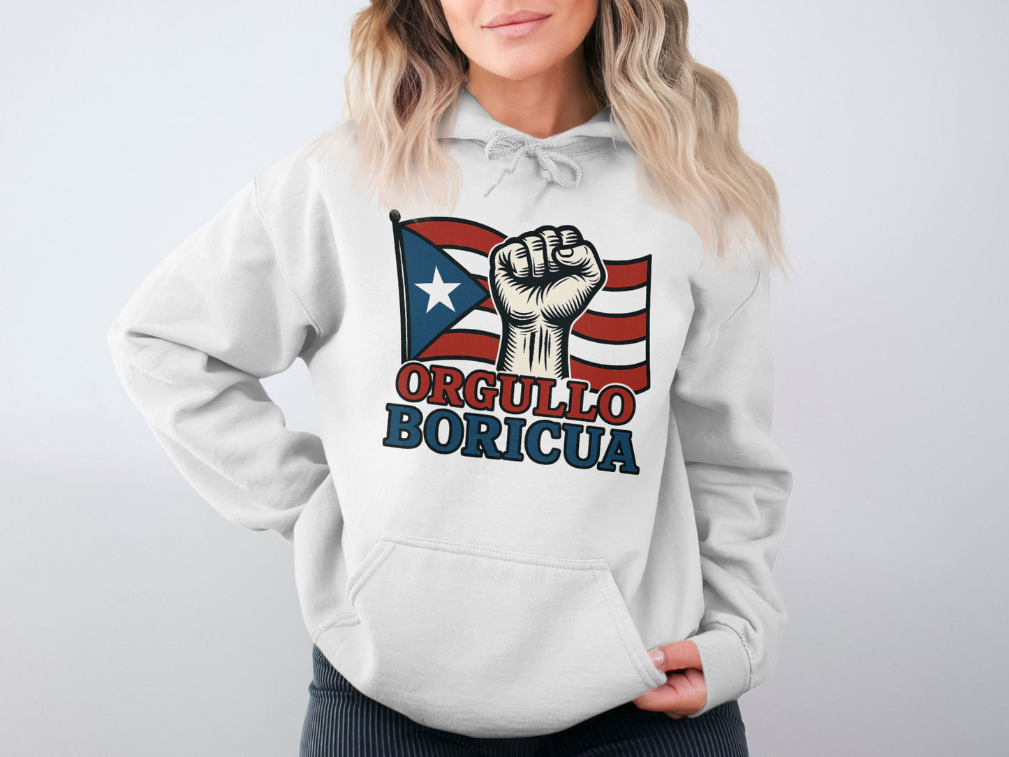 Orgullo Boricua Flag Graphic Hoodie product