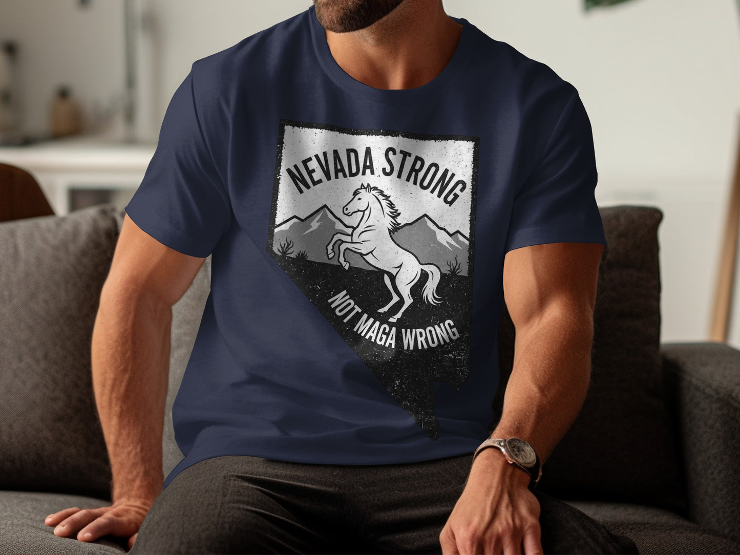 Nevada Strong Not Maga Wrong Graphic T-shirt product type