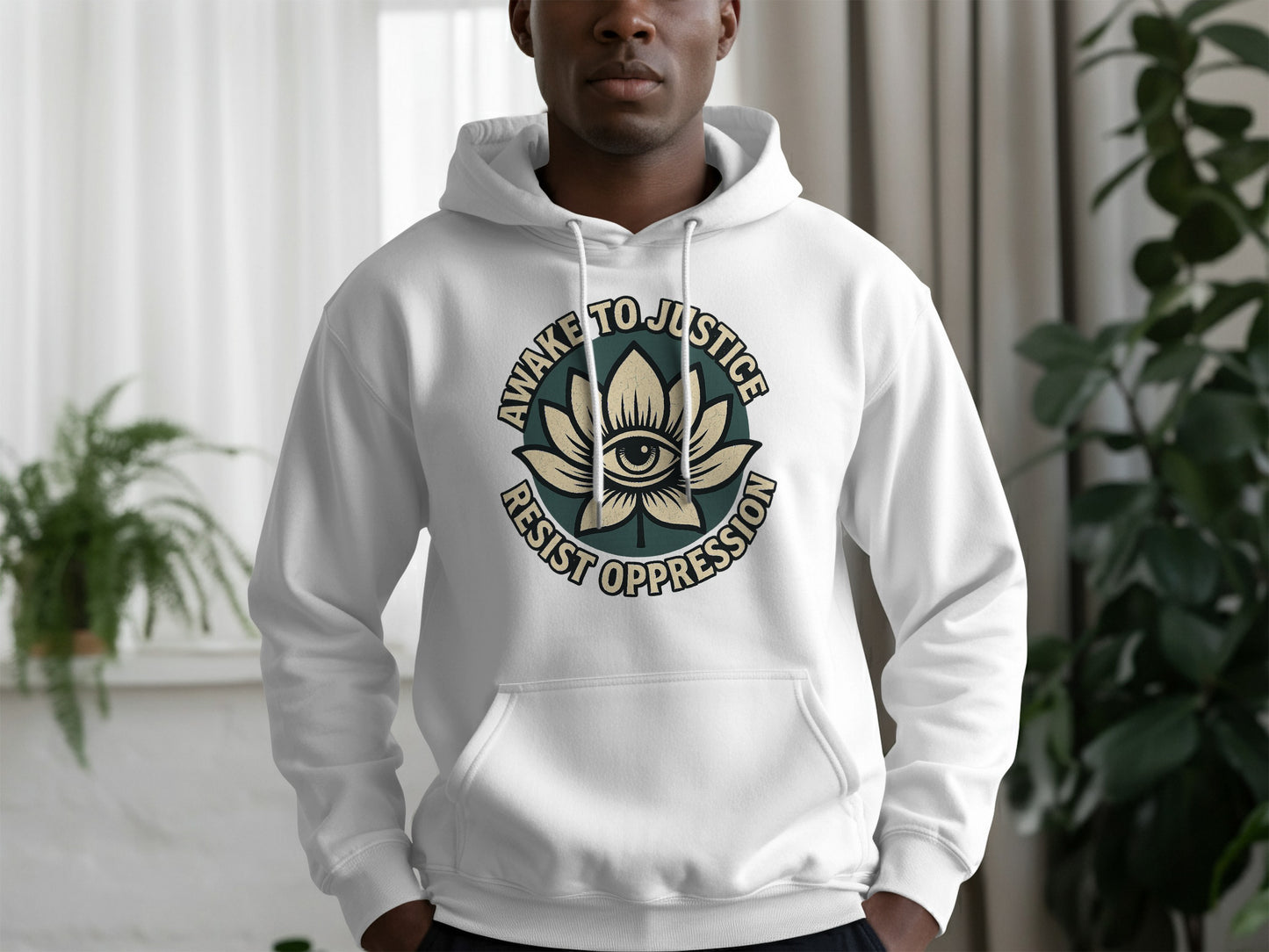 Awake to Justice Resist Oppression Hoodie product type