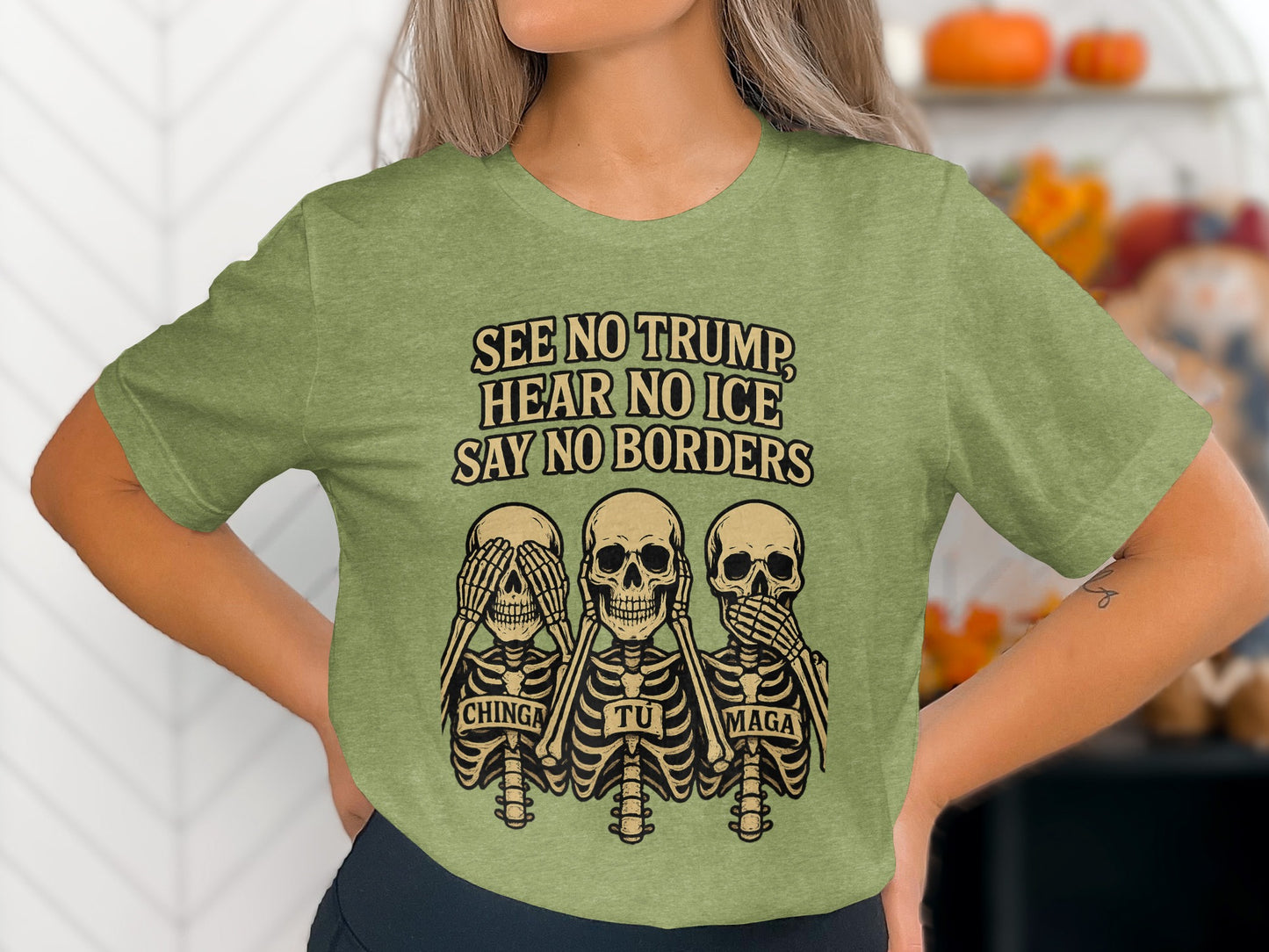 See No Trump Hear No Ice Say No Borders product type