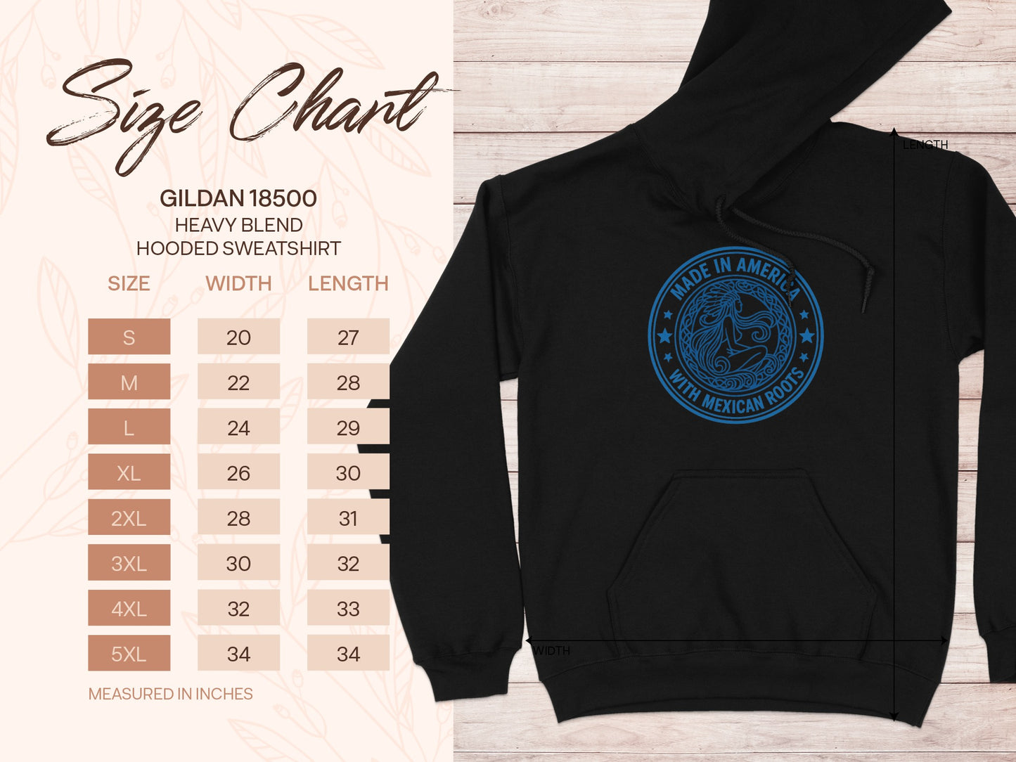 Made In America With Mexican Roots Hoodie product type