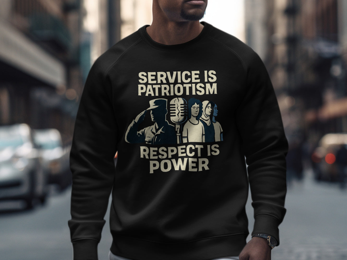 Service is Patriotism Respect is Power product type