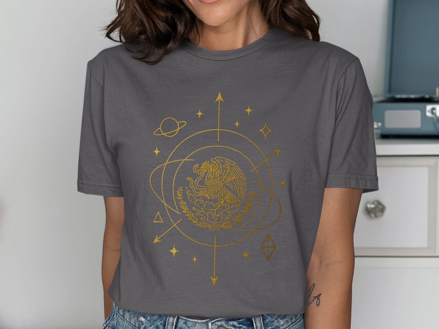 Geometric Celestial Design Women's T-shirt product type