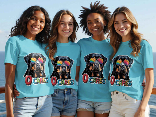 Pride Shirt: Vibrant Dog Graphic Print Tee for a Stylish Look