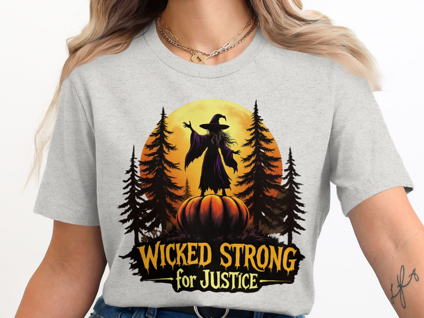 Wicked Strong for Justice Halloween T-shirt product type