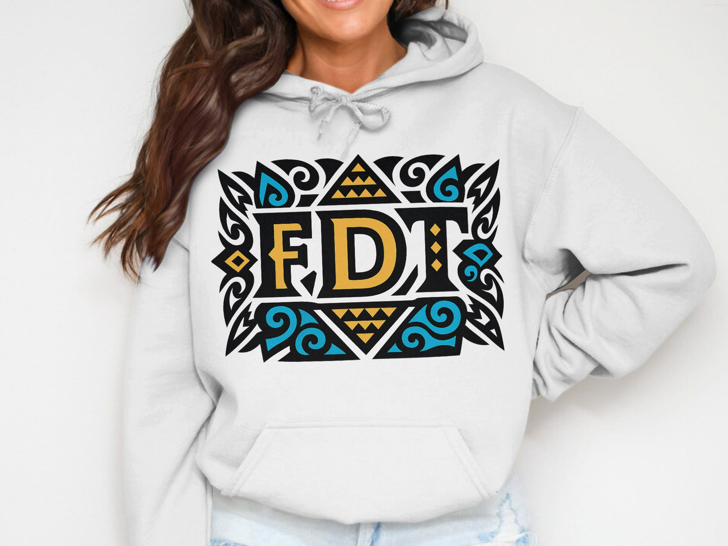 Stylish FDT Graphic Print Hoodie product type