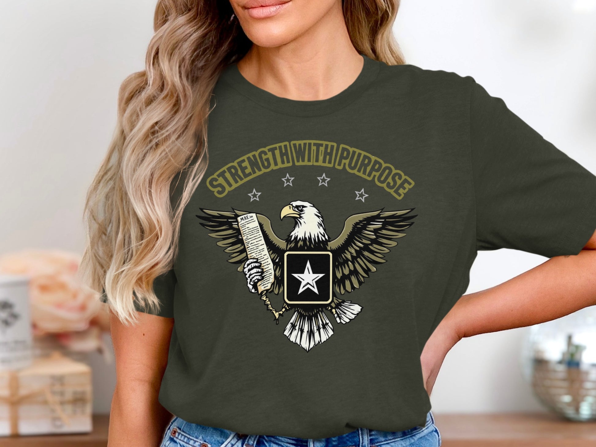 Strength With Purpose Eagle Graphic Shirt