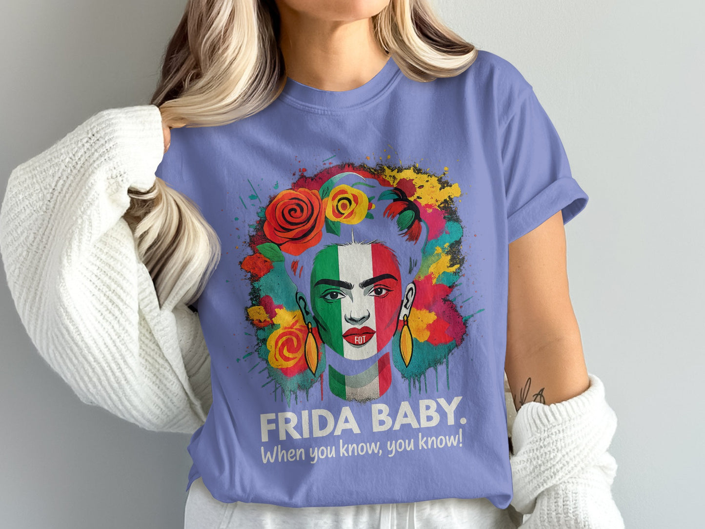 Frida Baby When You Know You Know Colorful Shirt Product