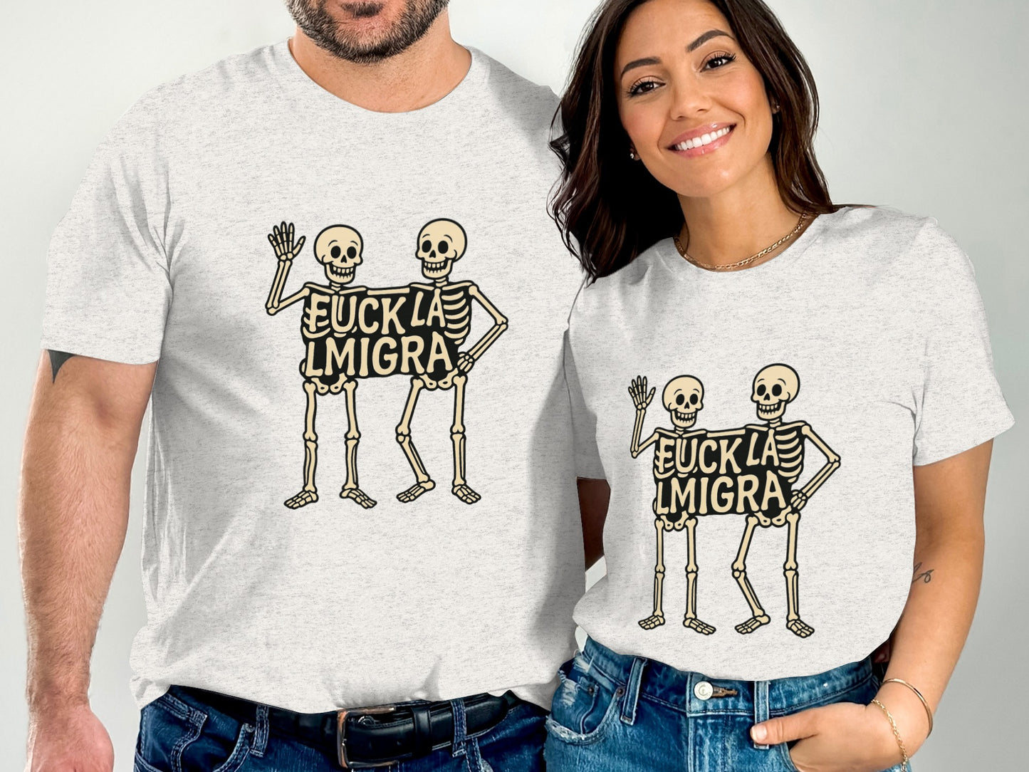 Skeletons Graphic Design Statement T-Shirt product type