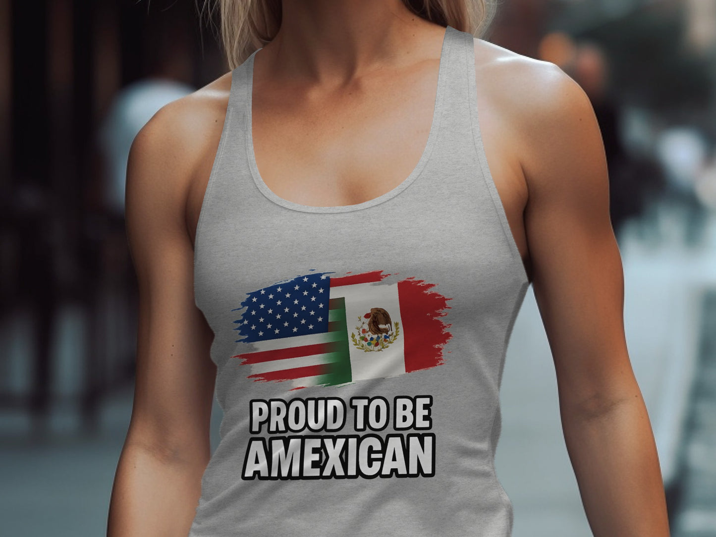 Proud To Be Amexican Graphic Tank Top product type