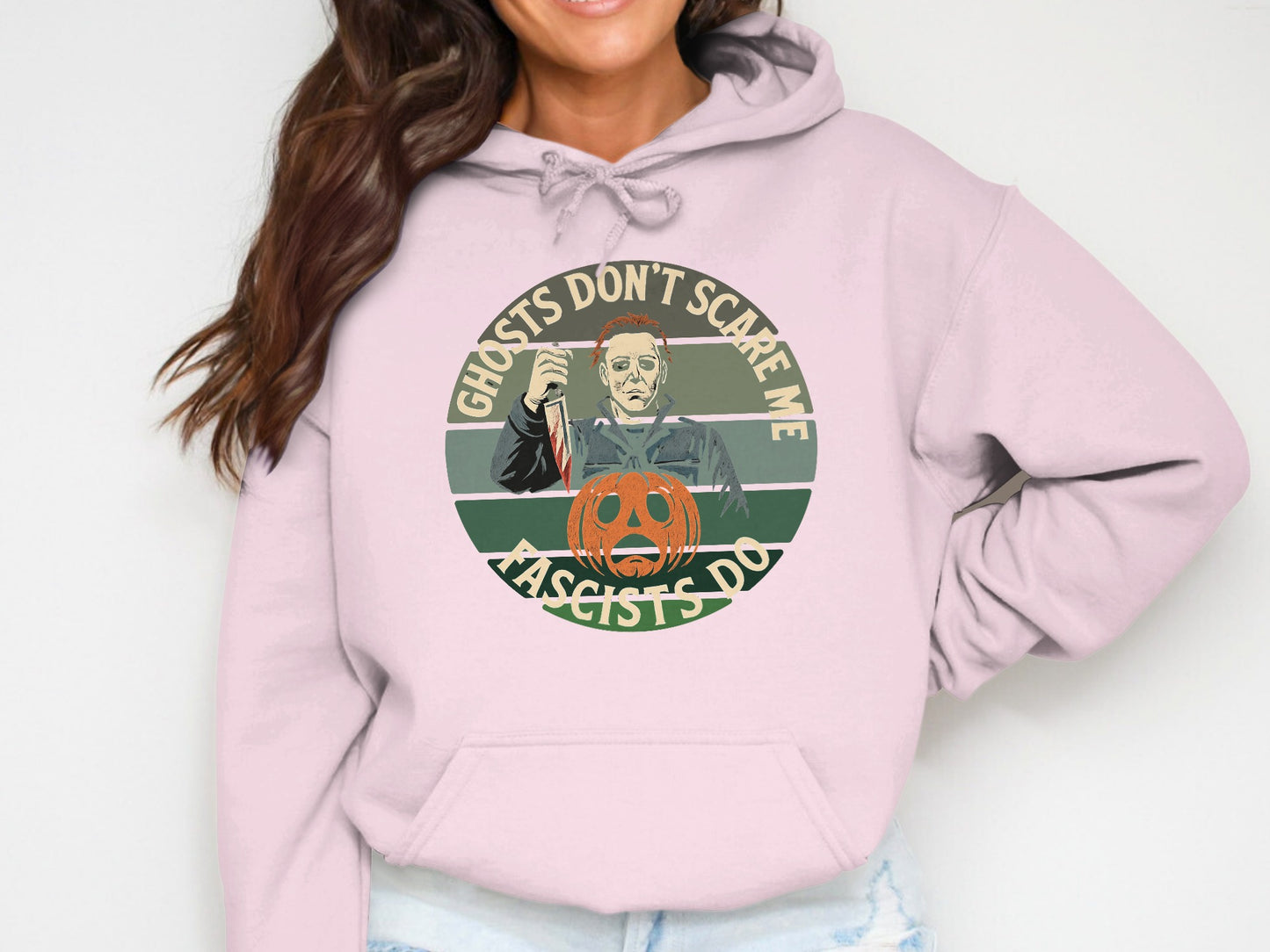 Ghosts Don't Scare Me Fascists Do Hoodie Product