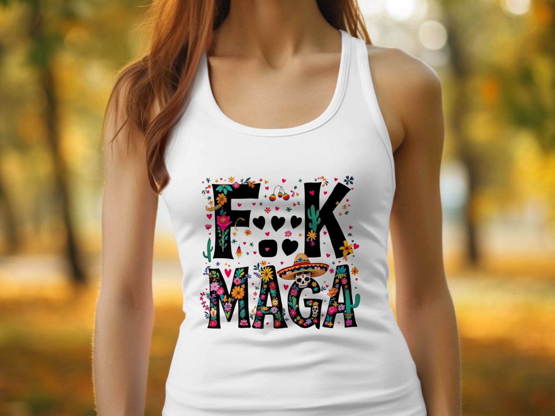 Colorful Bold Fk Maga Statement Tank Top product type