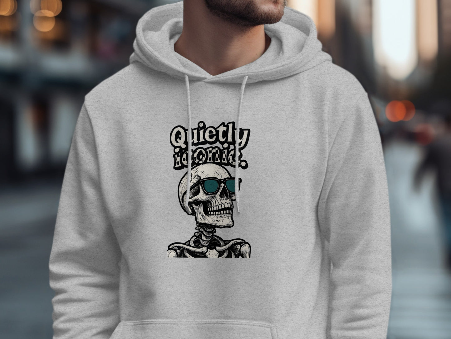 Quietly Boomin Skeleton Hoodie product