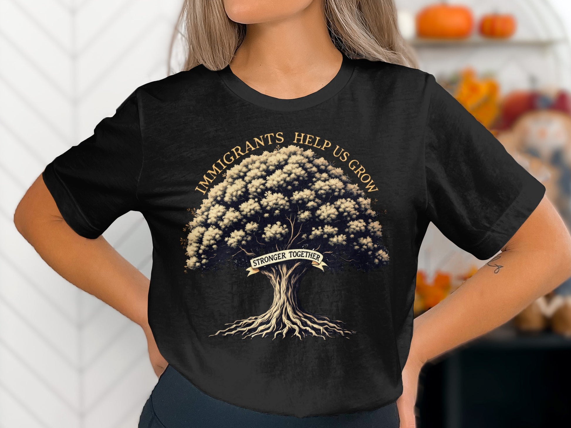 Immigrants Help Us Grow Stronger Together T-Shirt product