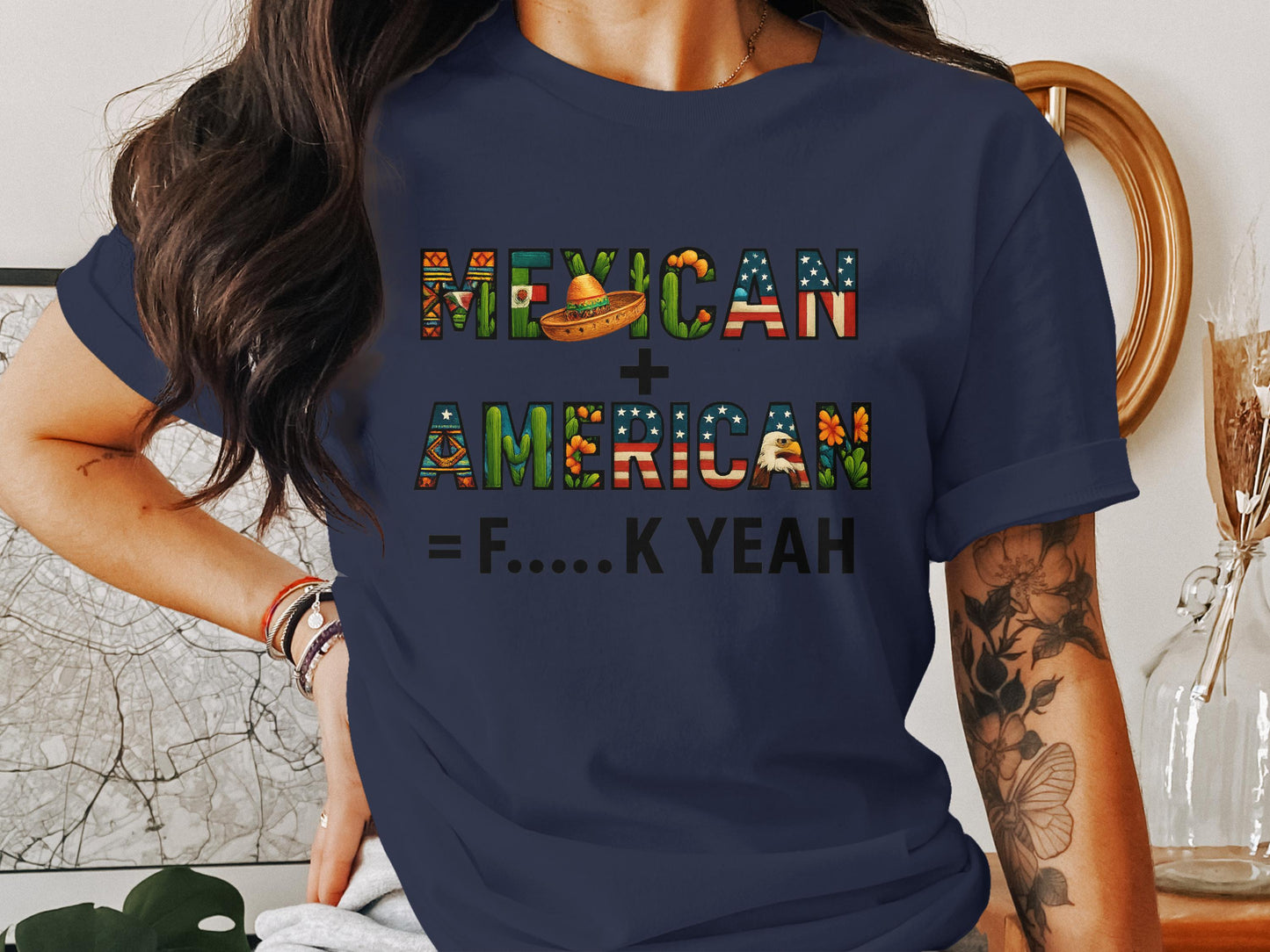 Mexican American F...K Yeah T-shirt product