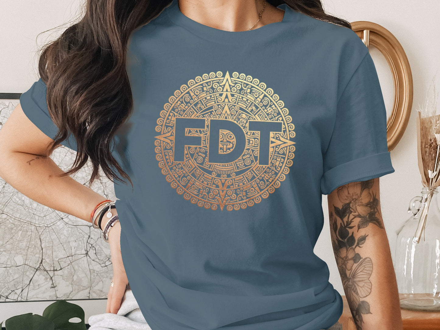 Mandala Design Graphic Print T-Shirt product