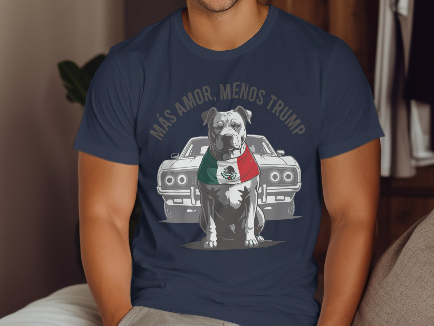 Más Amor Menos Trump Graphic Shirt product type