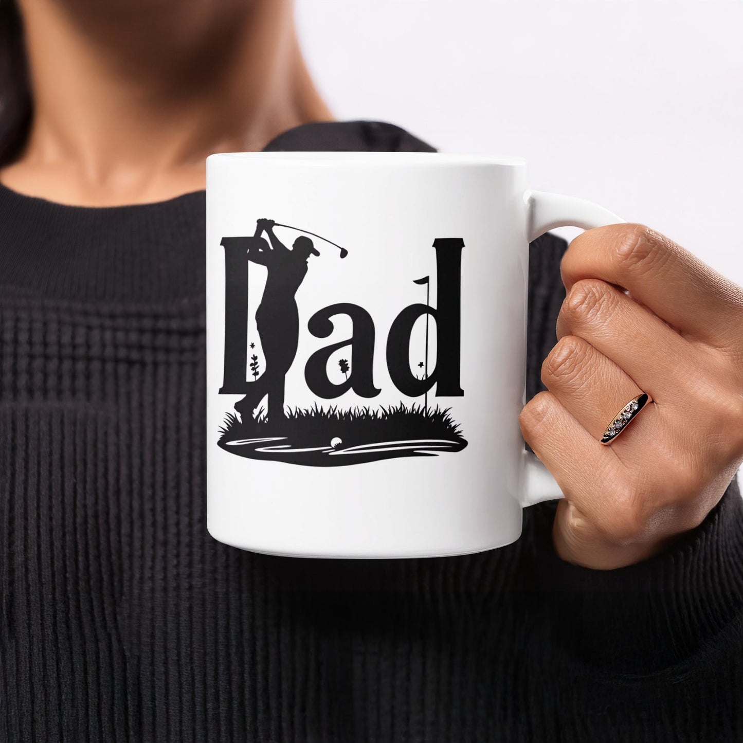 Golfing Dad Design Coffee Mug Perfect Gift product type