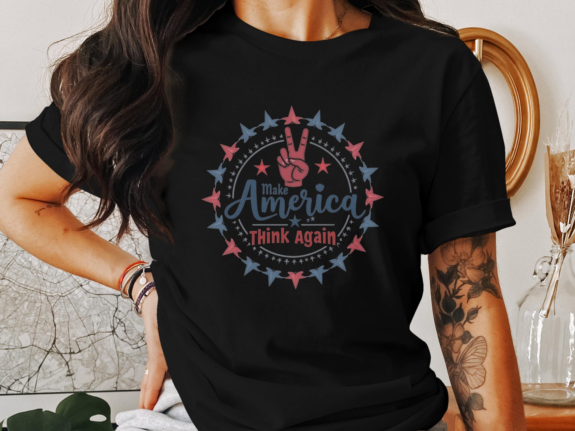 Make America Think Again Graphic Tee product