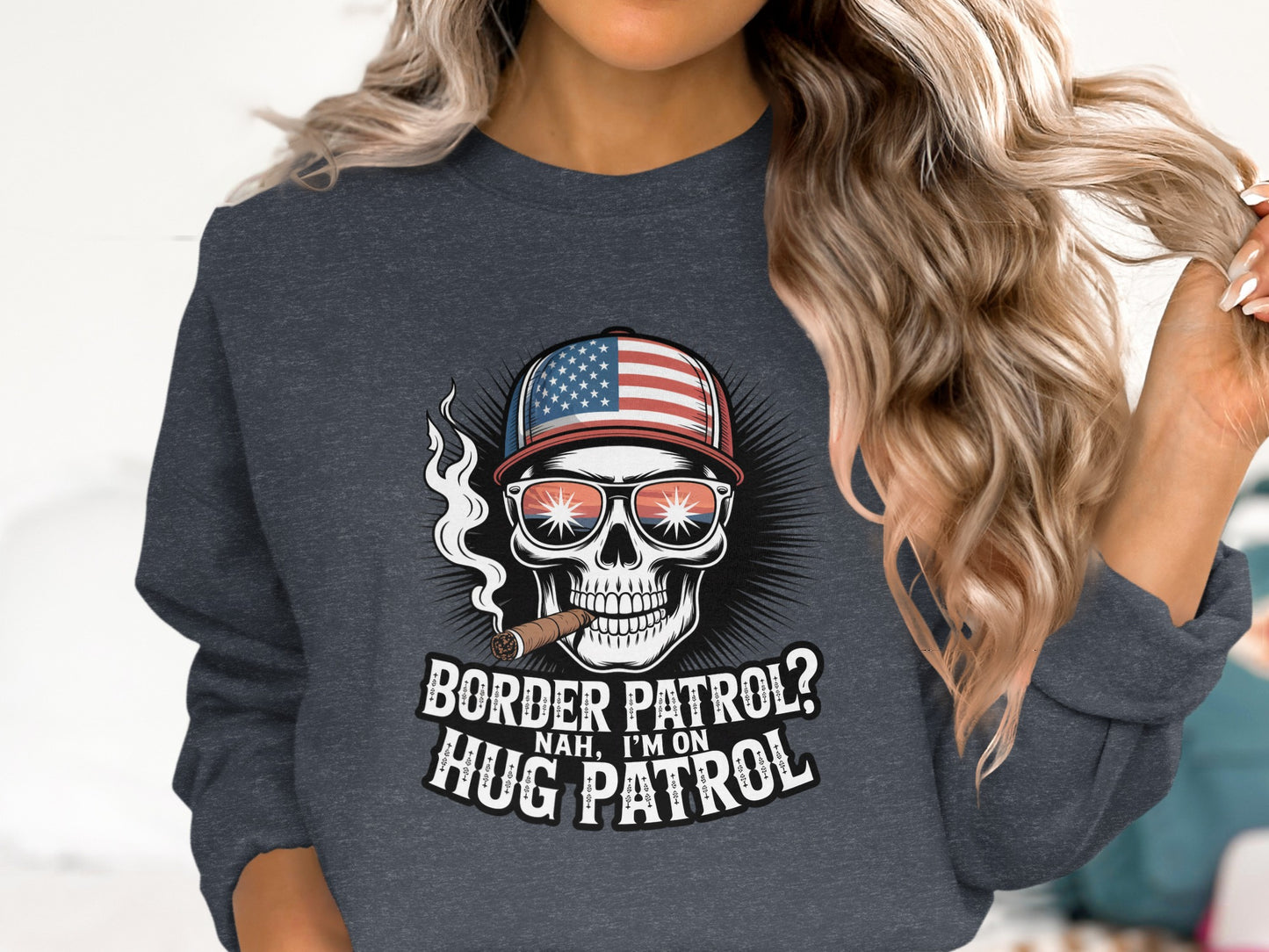 Border Patrol Nah I'm On Hug Patrol Graphic Clothing product