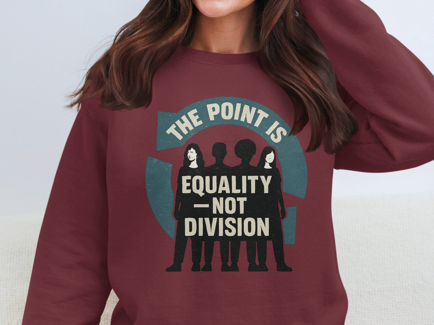 The Point Is Equality Not Division Sweatshirt product type