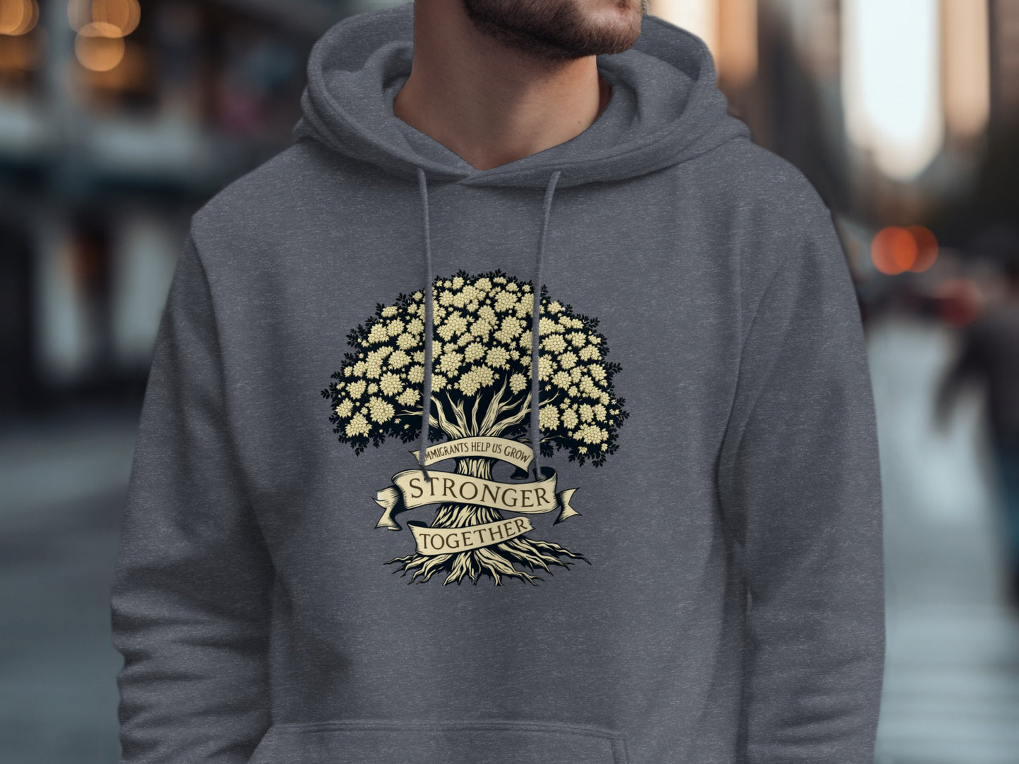 We Grow Stronger Together Tree Art Hoodie product