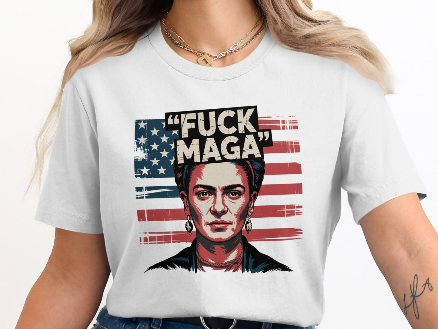 Patriotic Statement Graphic Tee with Illustration product type