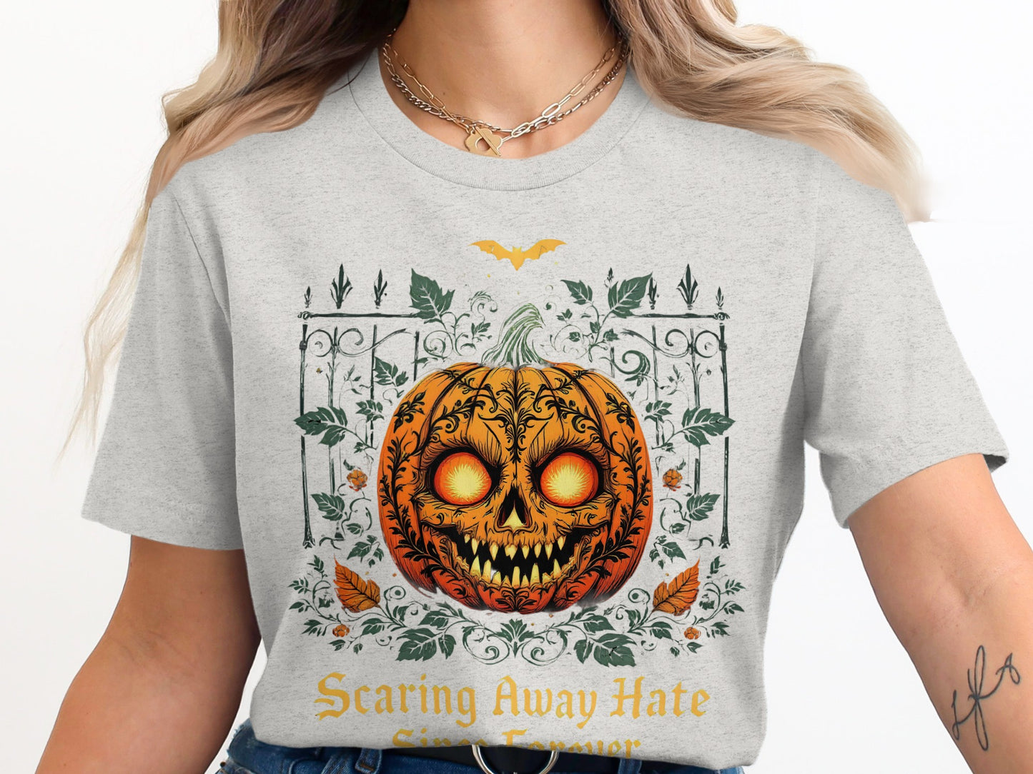 Scaring Away Hate Stay Forever Halloween Shirt product