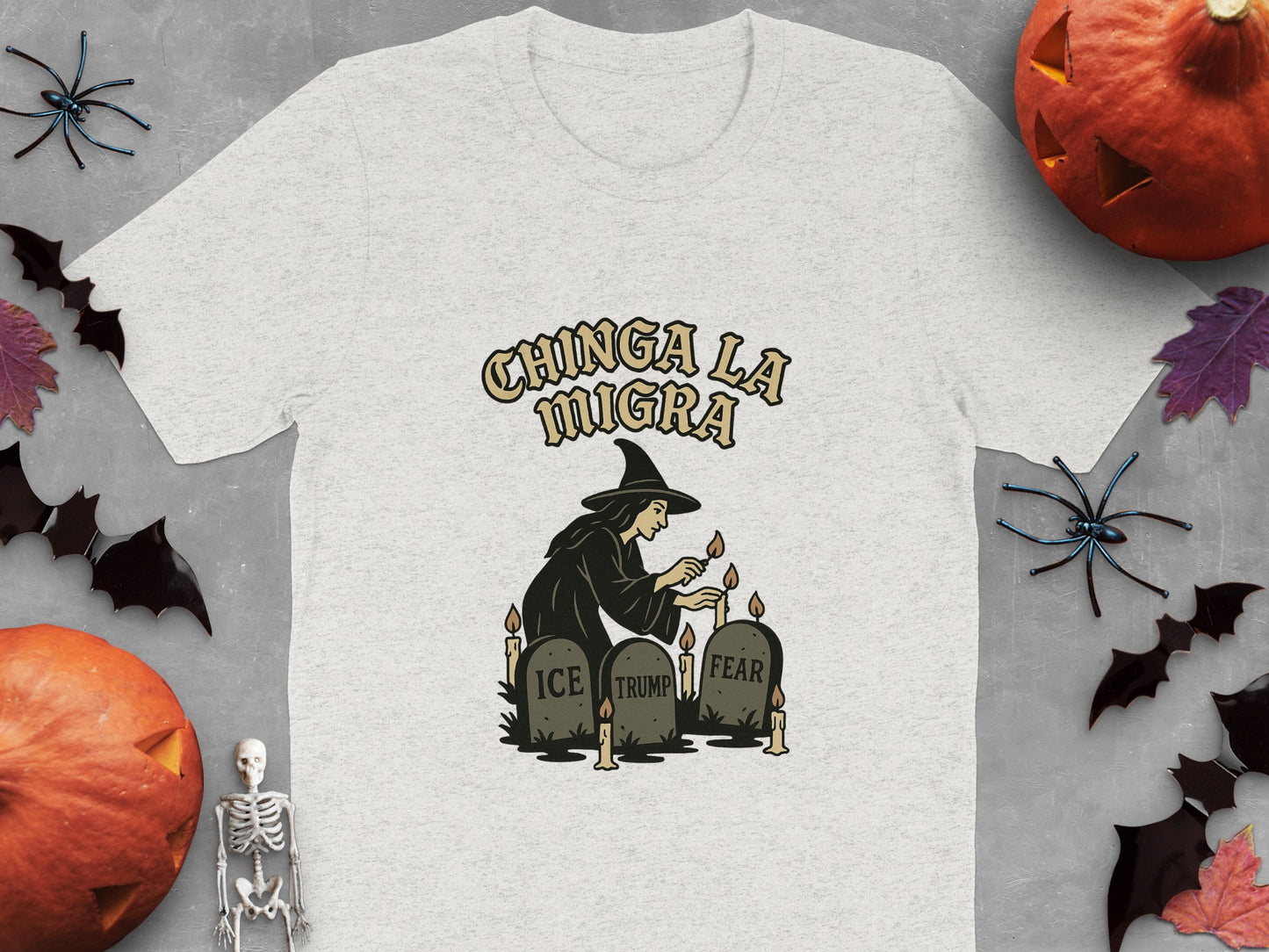Chinga La Migra Halloween Themed T-shirt product