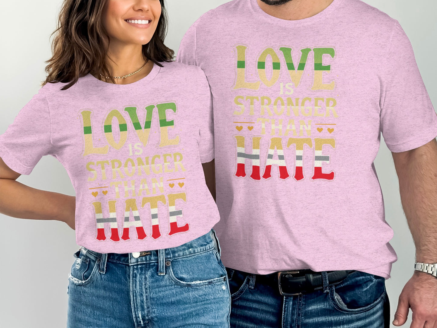 Love Is Stronger Than Hate T-Shirt product type