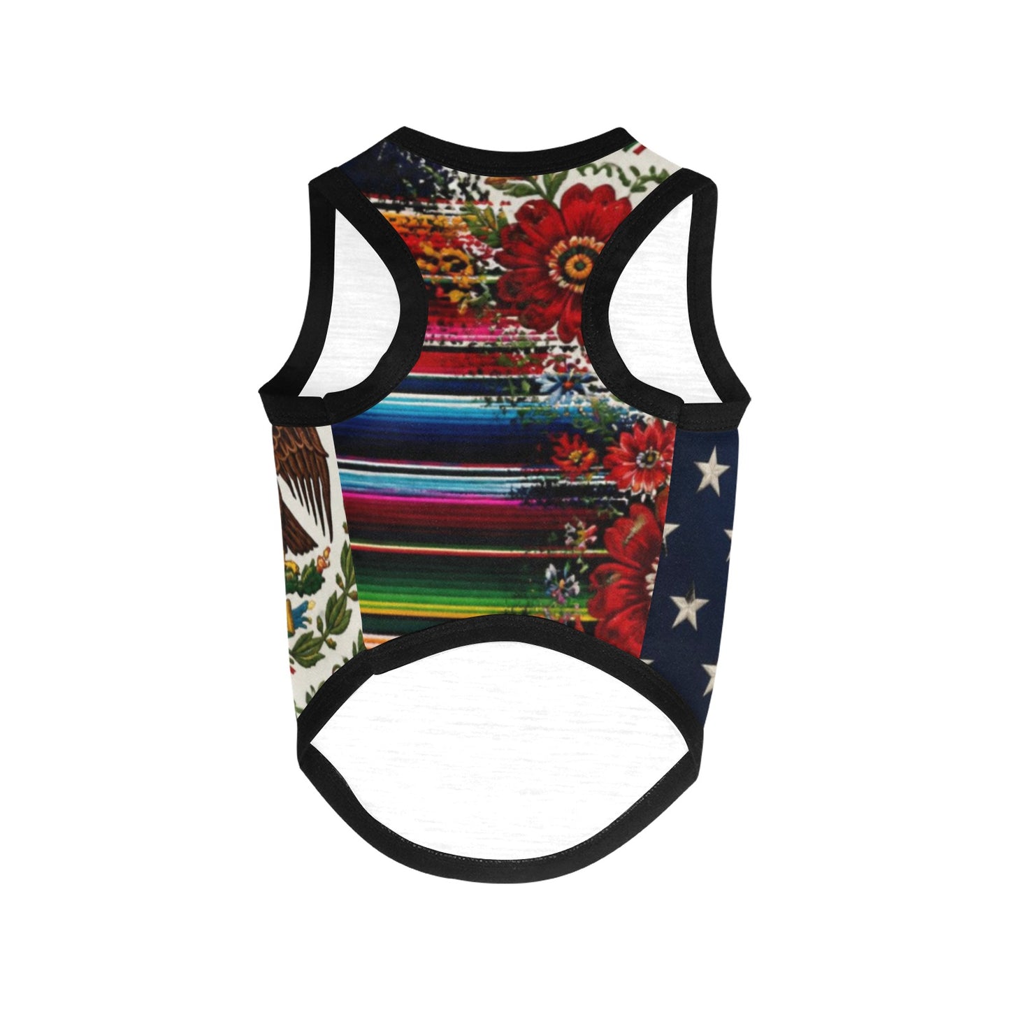 Pet Tank Top USA Mexico Pride Culture Dog Tee | Pet Cat Tank Top