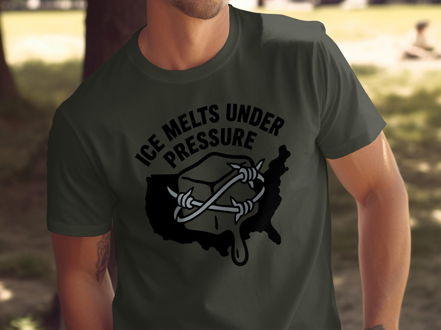 ICE MELTS UNDER PRESSURE Graphic T-Shirt product type