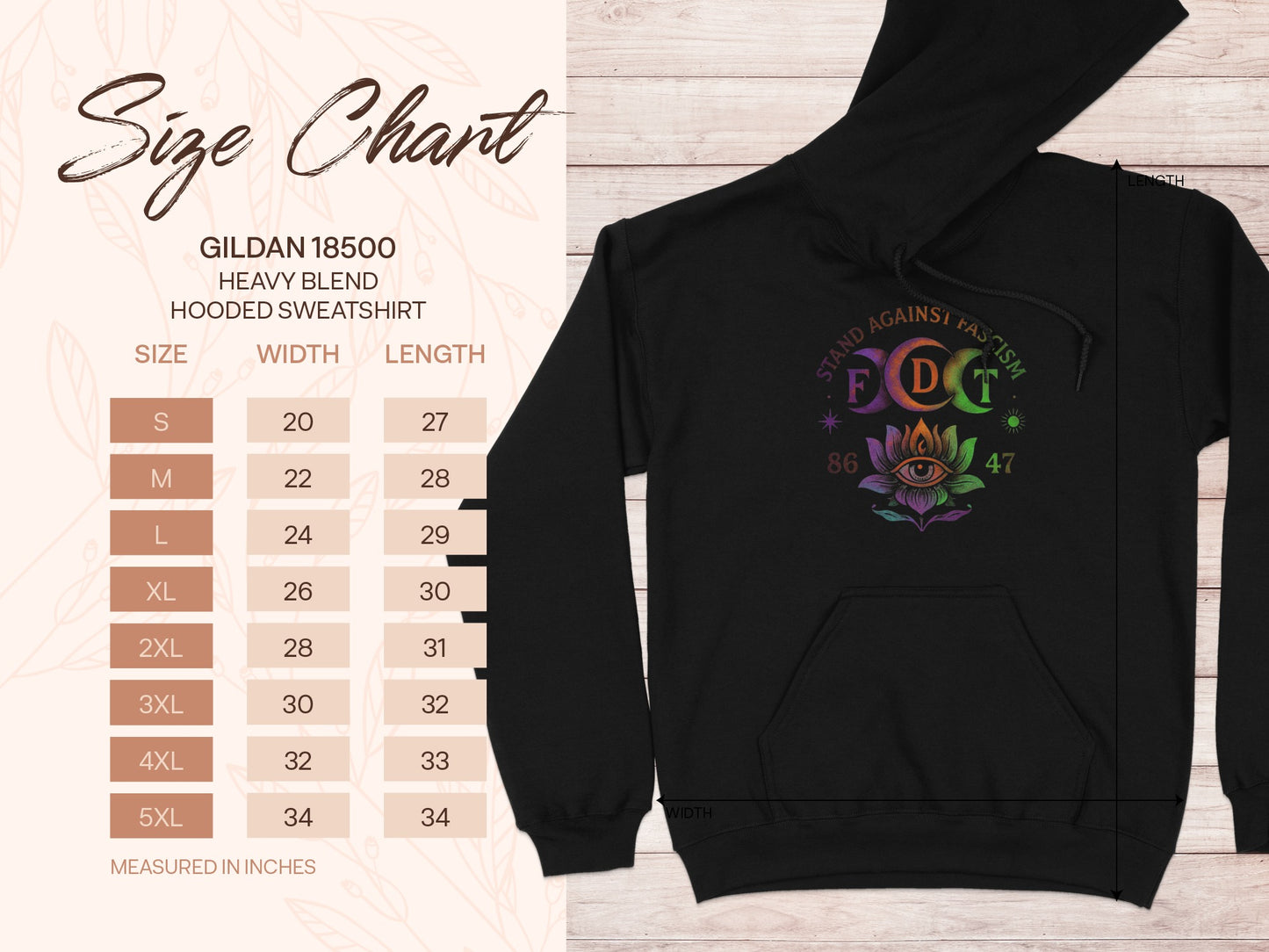 Stand Against Fear Hooded Sweatshirt product