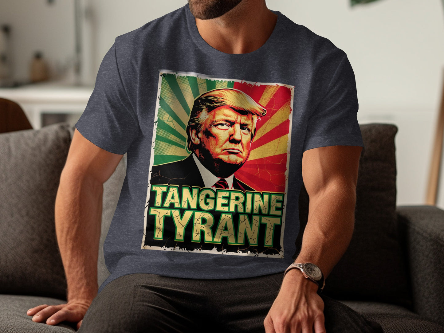 Tangerine Tyrant Graphic T-Shirt for Fashionable Product