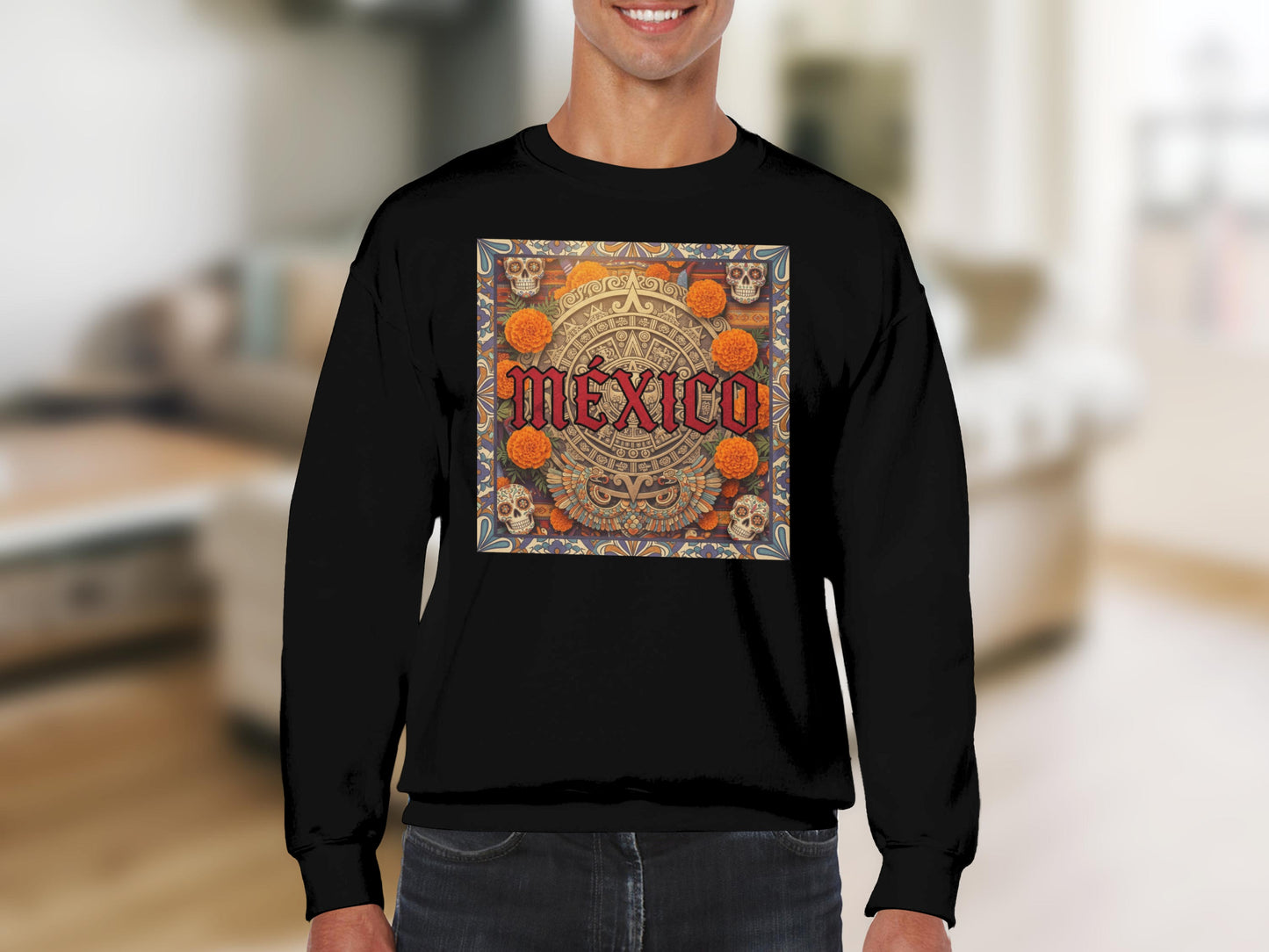Aztec Inspired Mexico Art Mandala Sweatshirt product