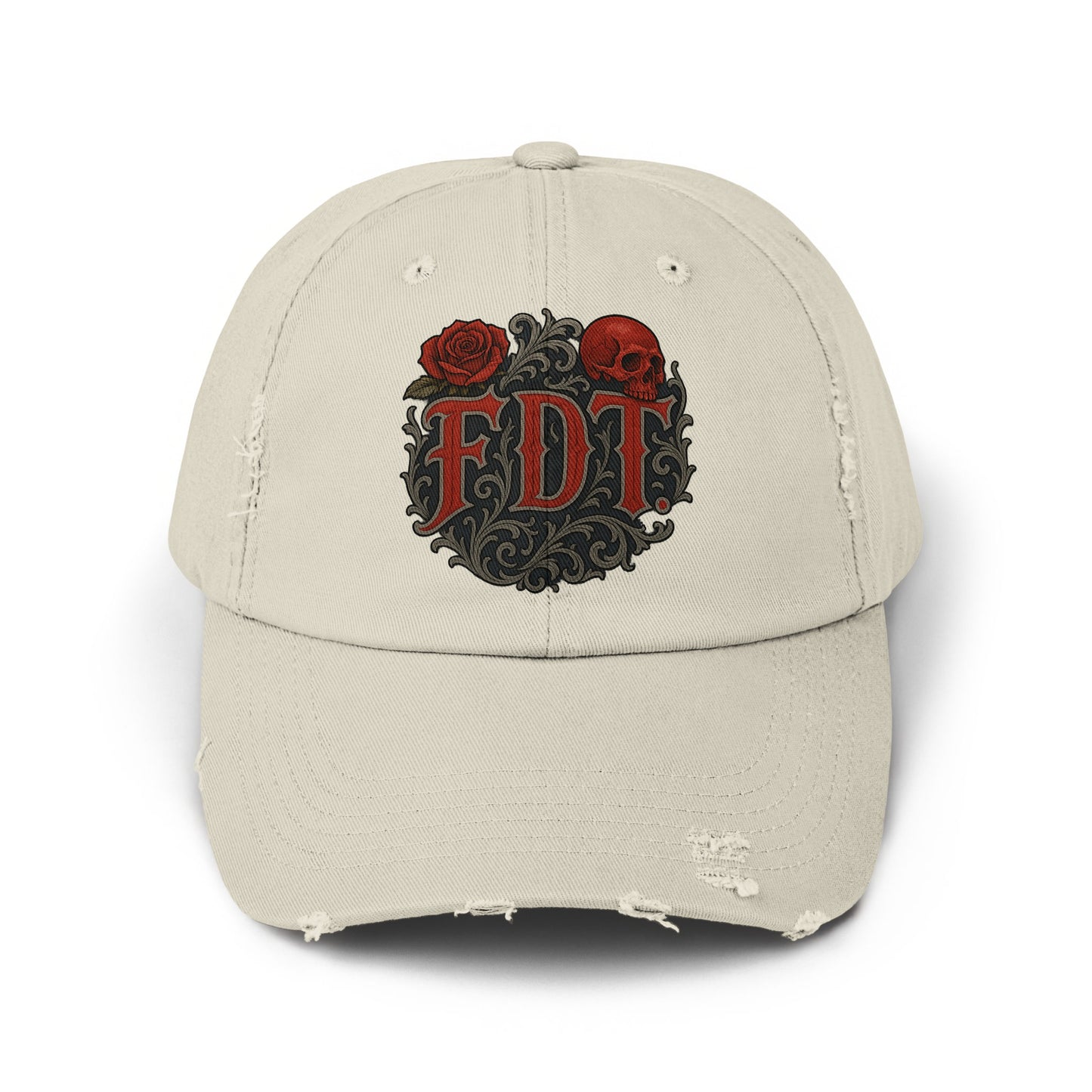 Vintage Design FDT Embroidered Distressed Cap product type