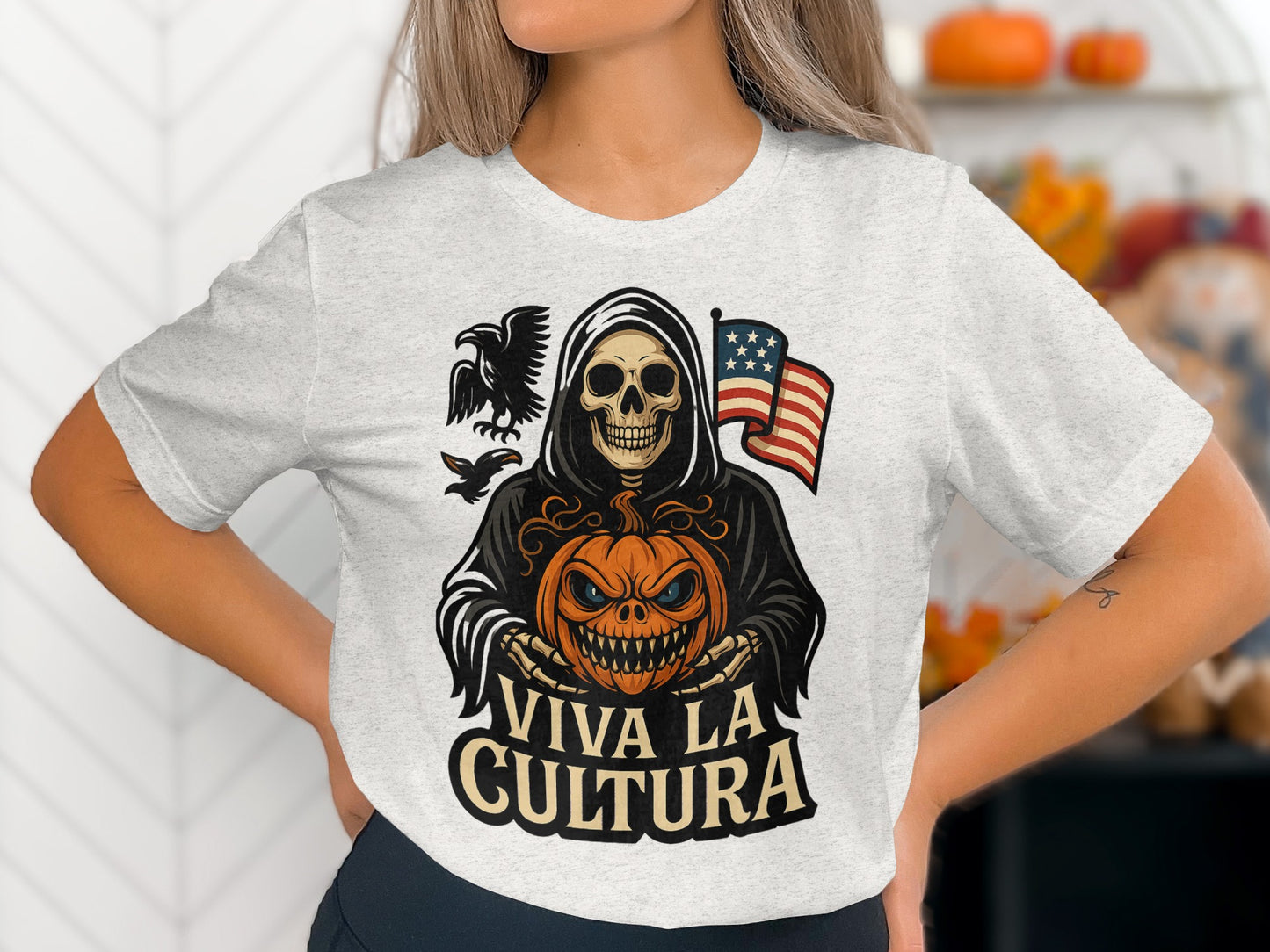 Viva La Cultura Skull Halloween Design product type