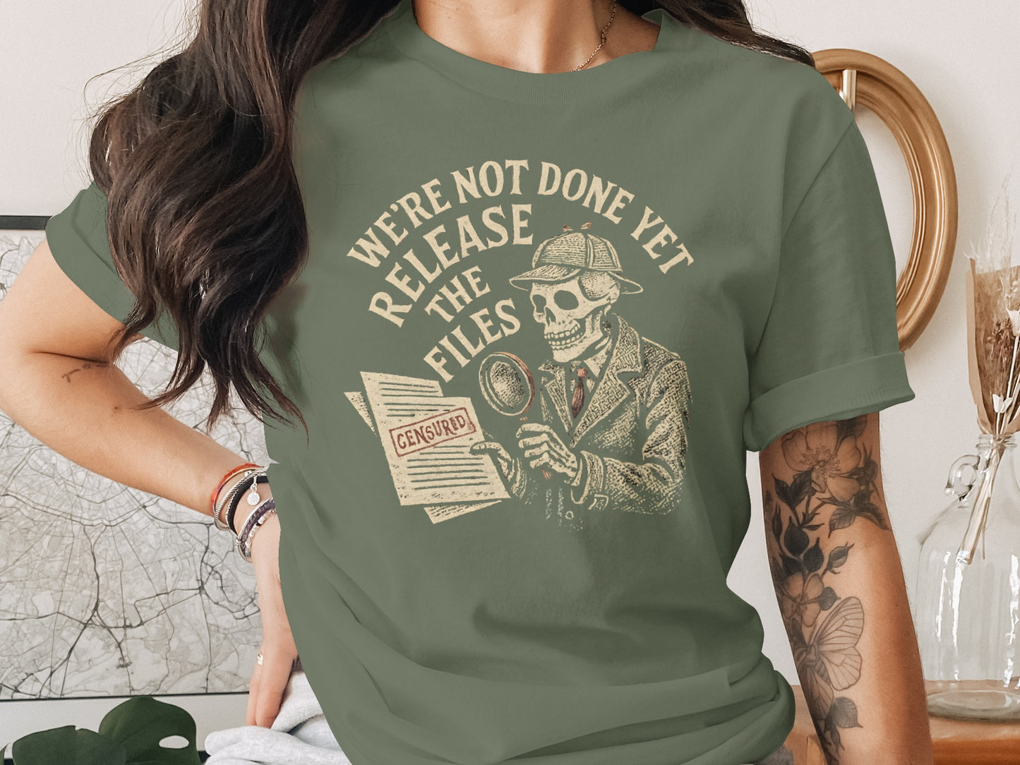 We're Not Done Yet Release The Files T-shirt product