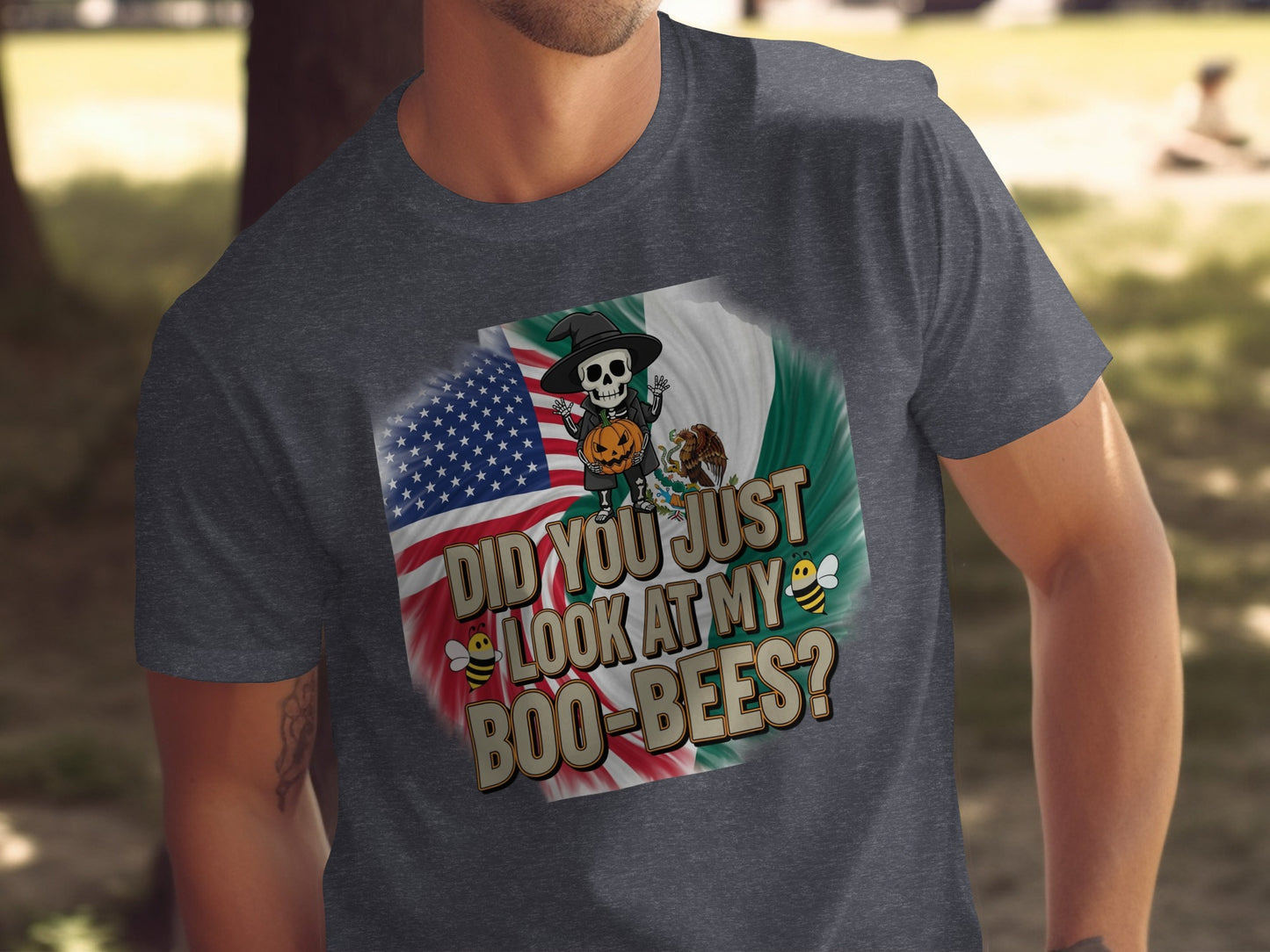 Funny Halloween Boo Bees Graphic T-Shirt product type