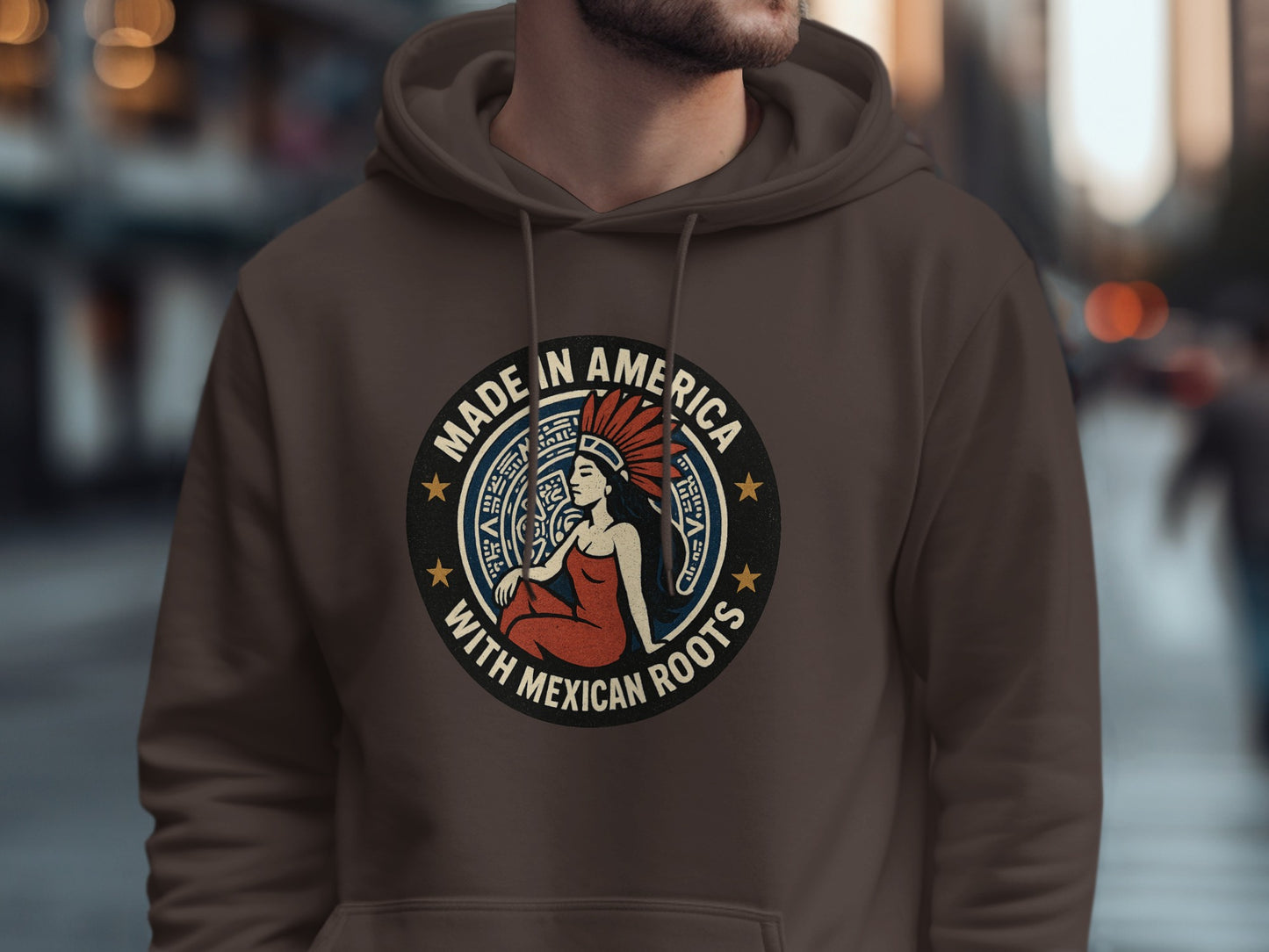 Made in America with Mexican Roots Hoodie product type