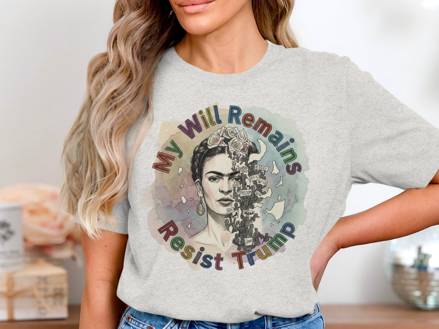 My Will Remains Resist Trump T shirt product type