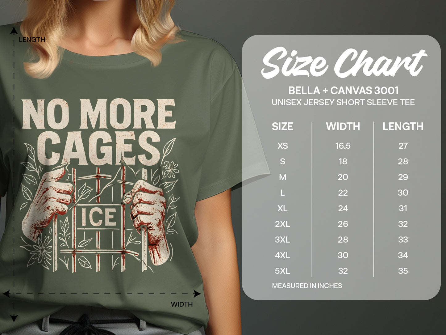 No More Cages Graphic Unisex Jersey Short Sleeve Tee product type