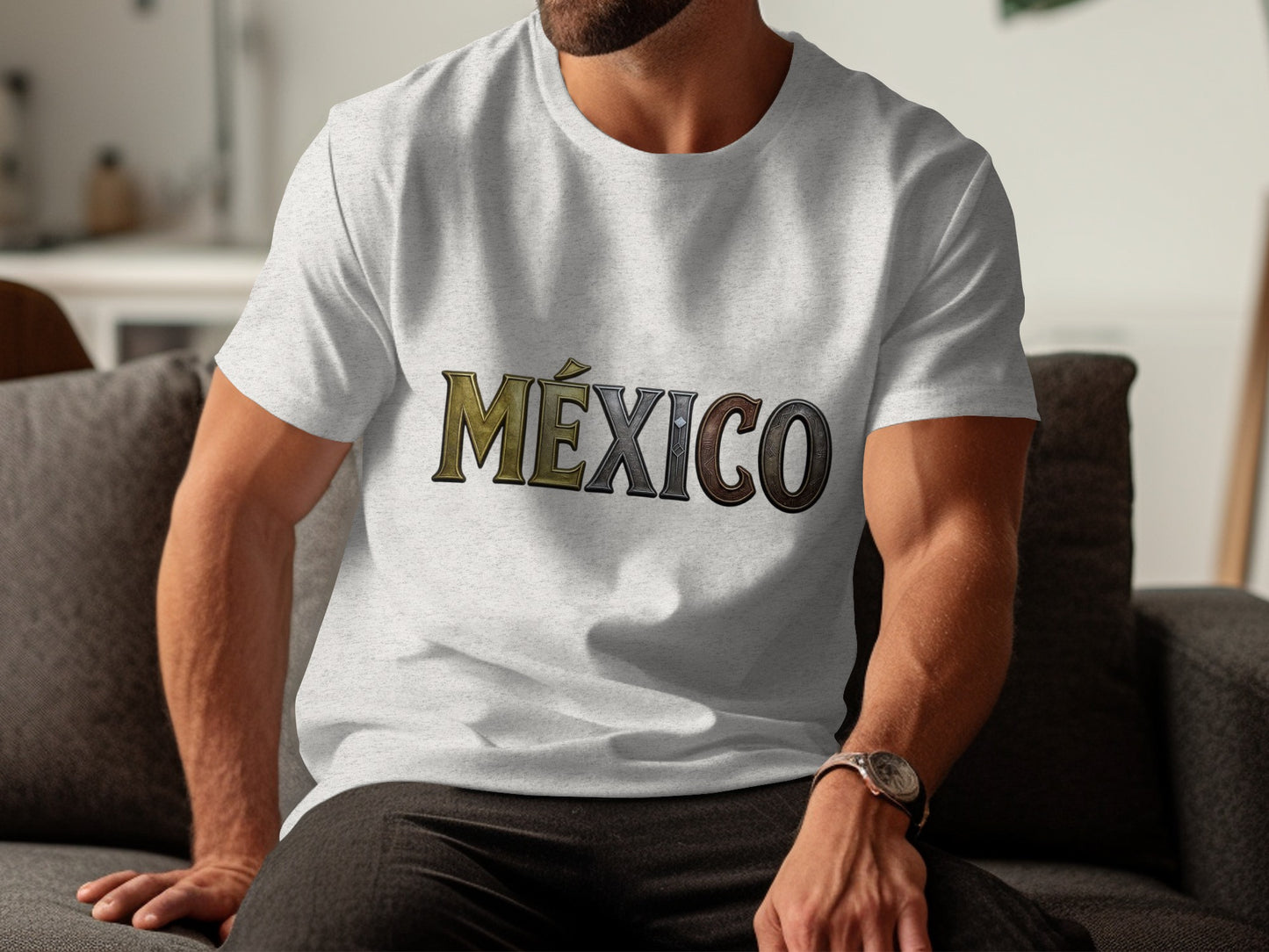 MÉXICO Stylish Graphic Print Menswear product