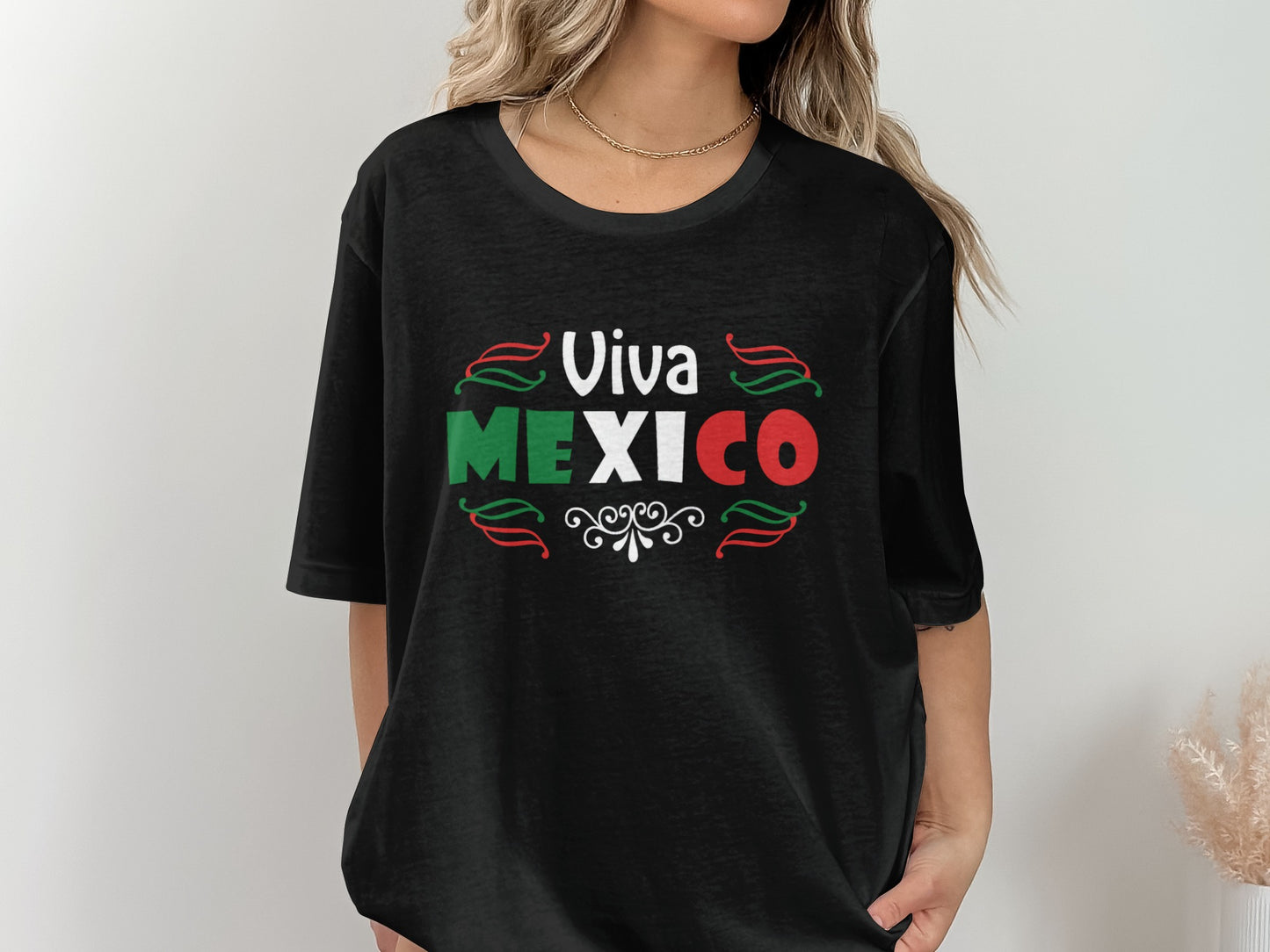 Viva Mexico Celebration Design Short Sleeve Shirt product